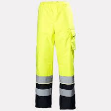 NORWAY HELLY HANSEN 71456 UC-ME Hi Vis Yellow Winter Pants Class 2