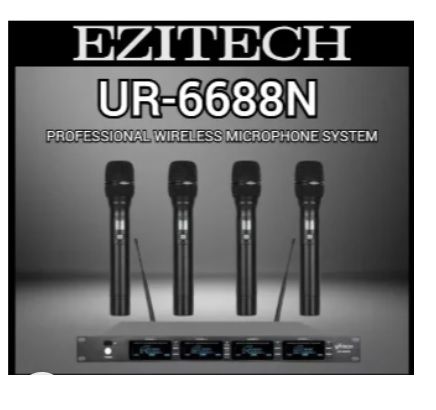EZITECH UR6688N PROFESSIONAL WIRELESS MICROPHONE SYSTEM