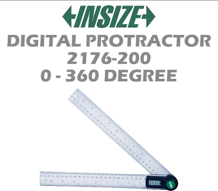 INSIZE DIGITAL PROTRACTOR 2176-200