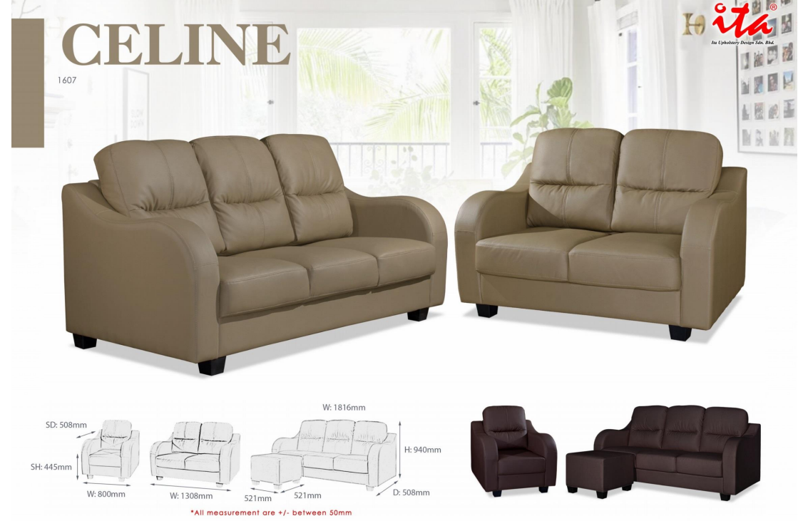 ITA OFFICE SOFA SET - CELINE 1607