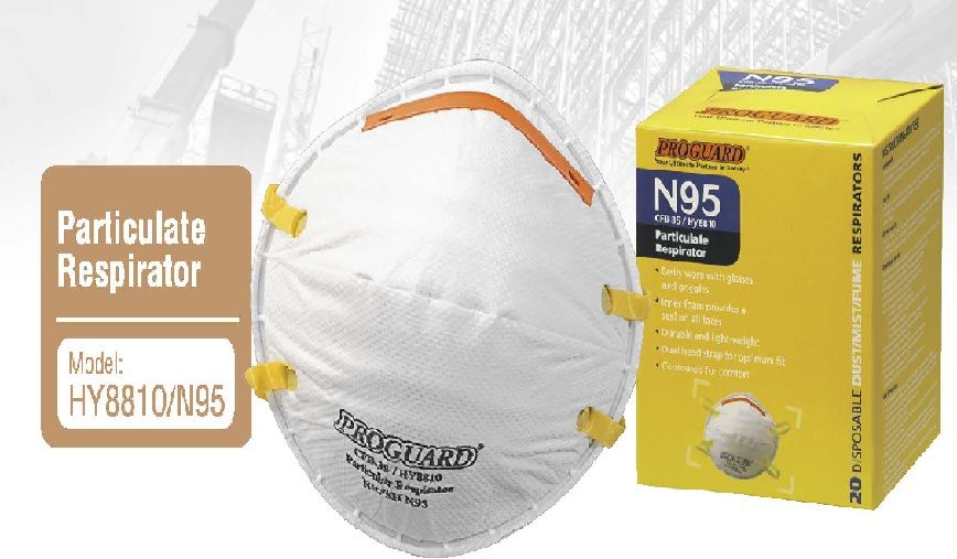 PROGUARD PARTICULATE RESPIRATOR (HY8810/N95)