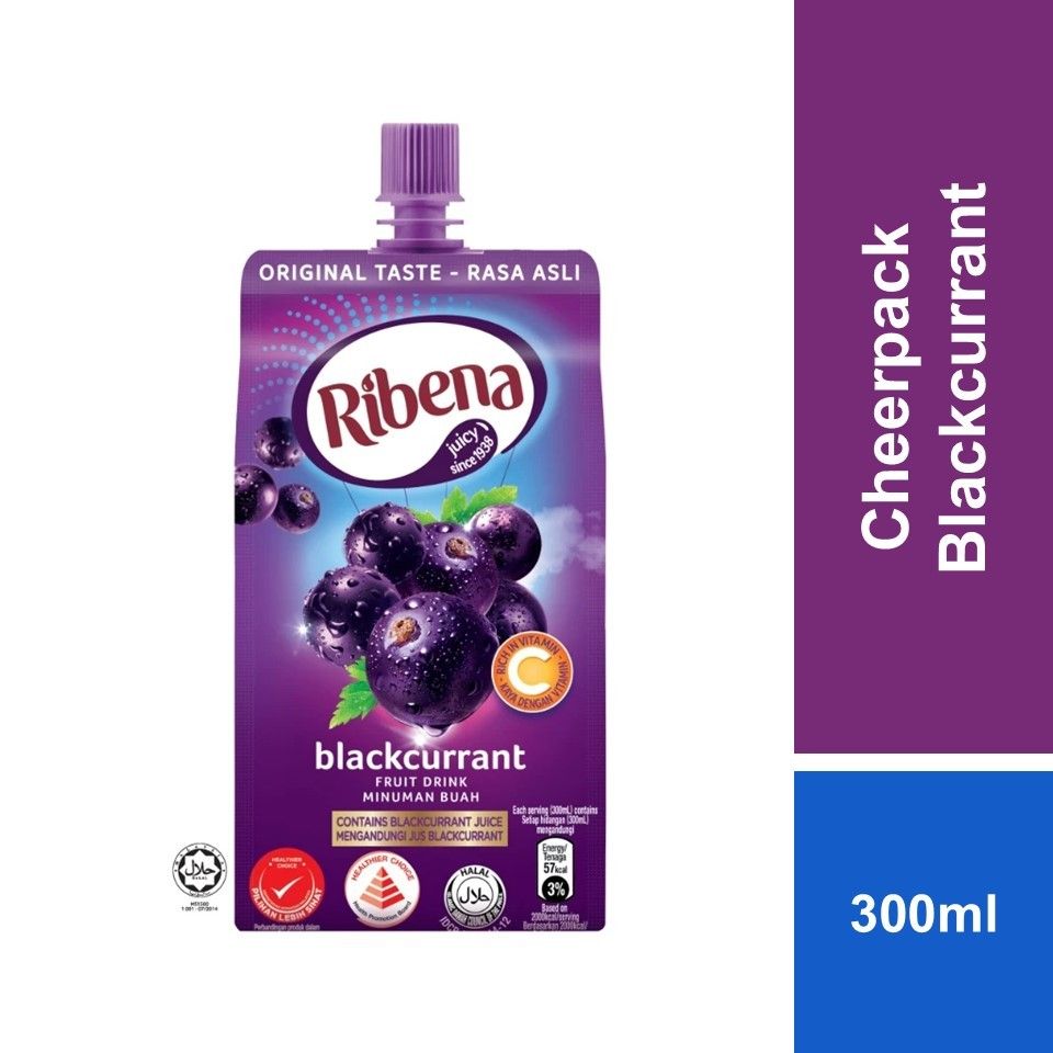 RIBENA CHEERPACK BLACKCURRANT 300ML