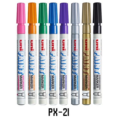 UNI PX-21 PAINT MARKER -ALL COLOR 0.8MM POINT / UNI / PX-21 / Paint Marker / 0.8mm Paint Marker / Marker Pen