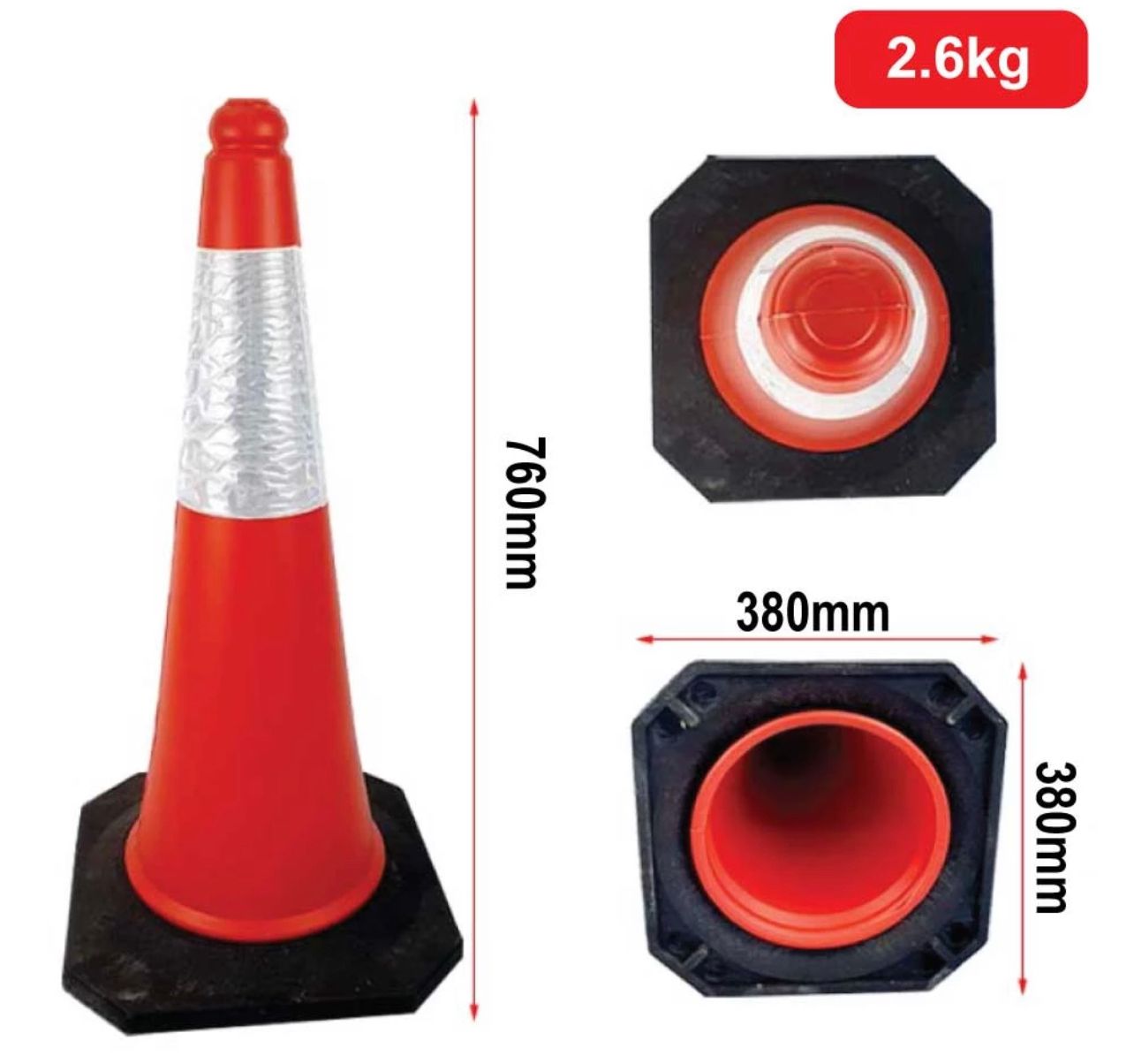 Safety Cone Ready Stock PE Cones Traffic Parking Road Safety Use