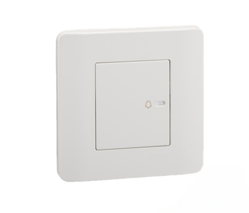 SCHNEIDER ZENCELO E8431BP1_WE 10A 250V 1GANG BELL SWITCH (WHITE)