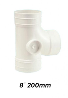 ATKC UPVC Fittings Equal Single Branch 8" (200MM)