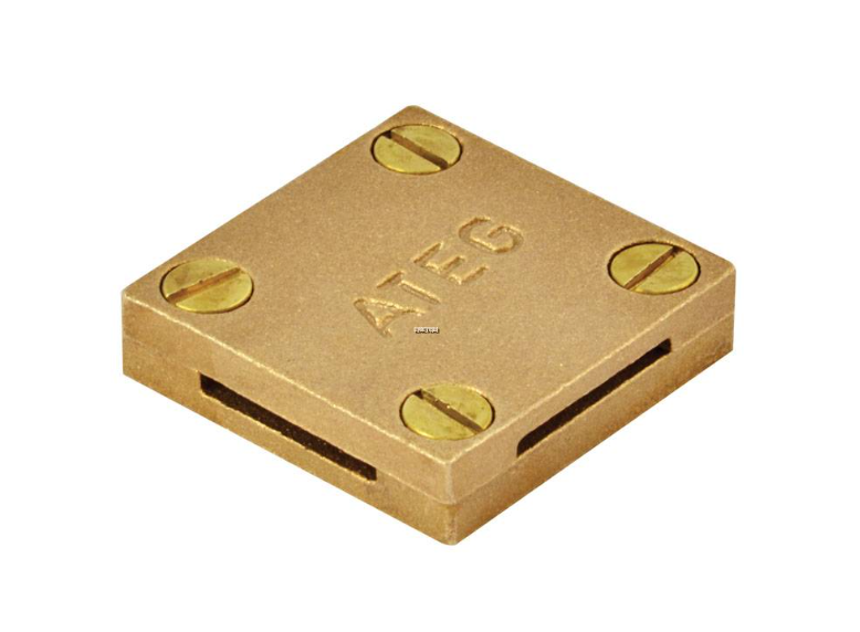 ATEG STG253 25 X 3MM LIGHTNING CLAMP FIXING SQUARE TAPE CLAMP COPPER