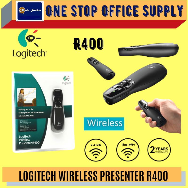 LOGITECH WIRELESS PRESENTER R400 / Logitech / LASER POINTER / Wireless Presenter /Presenter /R400 /Logitech Wireless Presenter
