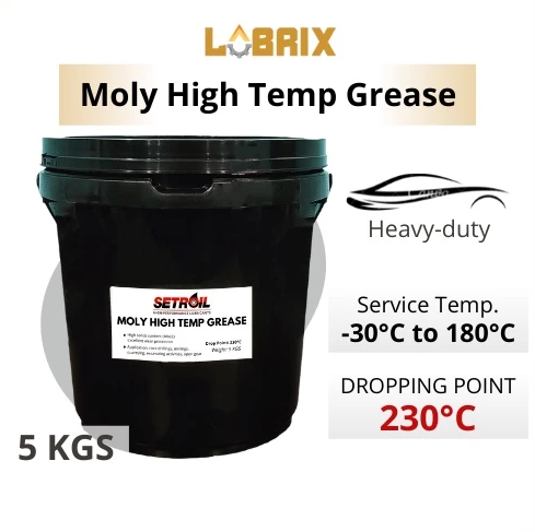 LUBRIX Setroil Moly Grease High Temp Grease 5KG