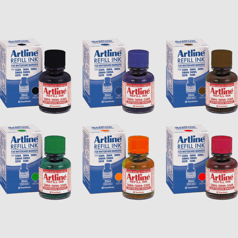 ARTLINE ESK-50A REFILL INK FOR WHITEBOARD MARKERS 20ML (1 BOTTLE ONLY)