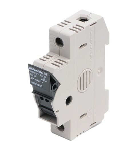 Weidmuller WSI 25/1 10X38 W Series Beige Fused DIN Rail Terminal, 10mm², Single-Level, Screw Termination