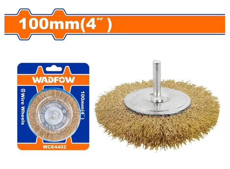 WADFOW WIRE WHEEL BRUSH (100MM/4"/1/4") WCE4402