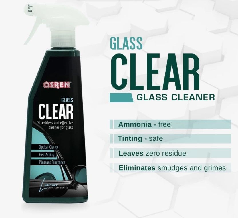 OSREN LUMINOUS GLASS CLEAR - GLASS CLEANER (545ML)