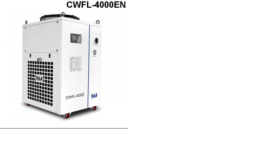 S&A CWFL-4000EN INDUSTRIAL WATER CHILLER FOR FIBER LASER 4000W CWFL4000