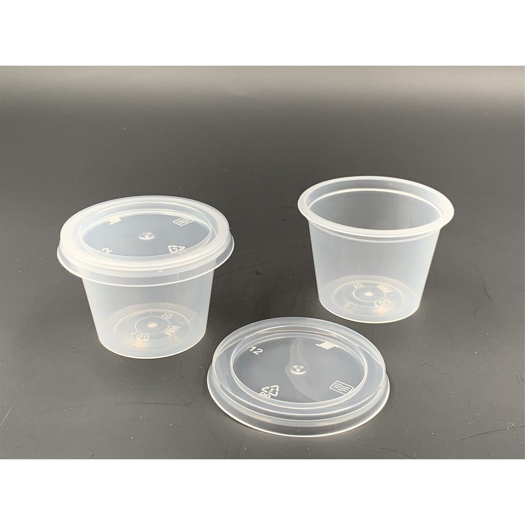 FT 1 OZ ROUND CONTAINER WITH LID(100PCS)