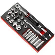 Facom *Facom MODM.SL2U 25 Piece Imperial Socket Set 1/2 Sq Drive