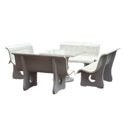 OEM Set Meja Batu Terrazo 4 +1