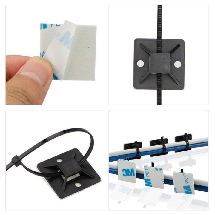 3M MOUNT BASE FOAM SELF ADHESIVE WIRE TIE MOUNT