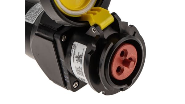 CEAG IP66 Black Cable Mount 2P+E Power Connector Plug, Socket ATEX, Rated At 16.0A, 130.0 V (GHG5113304R0001)