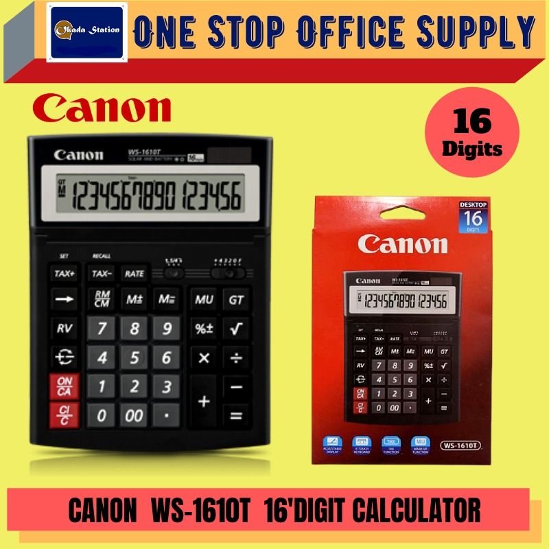 Canon Desktop Calculator 16 digits WS-1610HI-III / Calculator