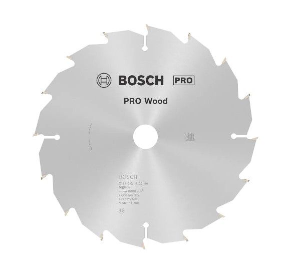 BOSCH PRO WOOD CIRCULAR SAW BLADE, 85 X 1.1 X 15 MM (2608643071)