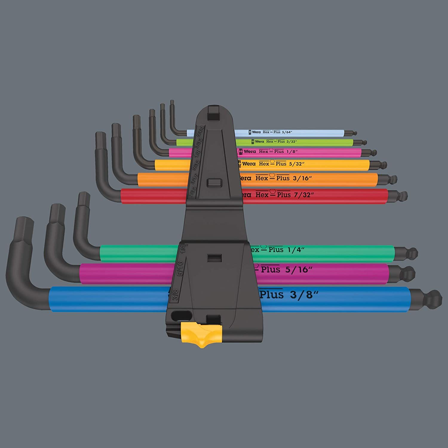 Wera *Wera Long Arm 9 piece Imperial Hex Key Set - 05022640001