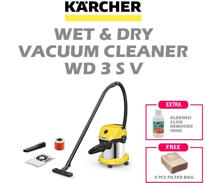 KARCHER WET & DRY VACUUM CLEANER WD 3 S V