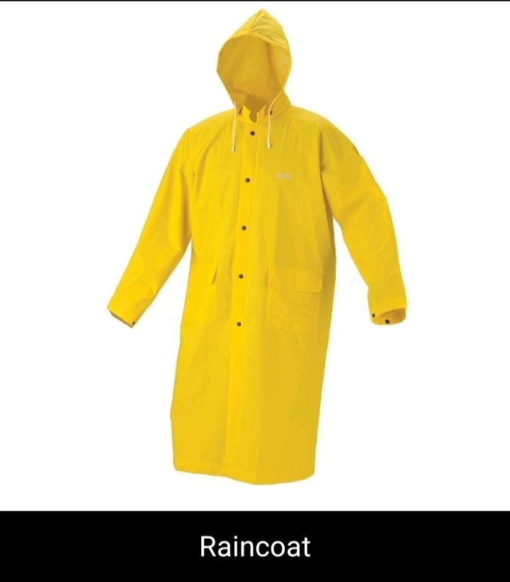 Heavy Duty Yellow Raincoat 100% Waterproff Ocha Heavy Duty Yellow Raincoat 100% Waterproff