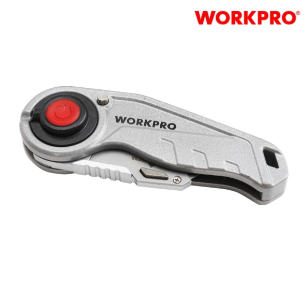 WORKPRO LED LIGHT QUICK-CHANGE UTILITY KNIFE (WP211009)