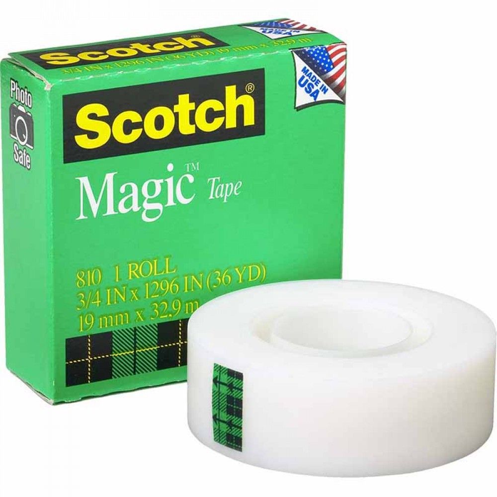 3M *[3ROLL] 3M Scotch Invisible Matte Magic Tape (19mm x 32.9m)