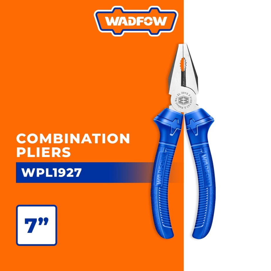 WADFOW MINI COMBINATION PLIERS POLISHED AND ANTI RUST OIL (7" X 180MM) (WPL1927)
