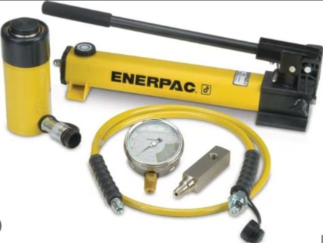 Enerpac SCR506H 10Ton , 6.25 in stroke , hydraulic cylinder hand pump set