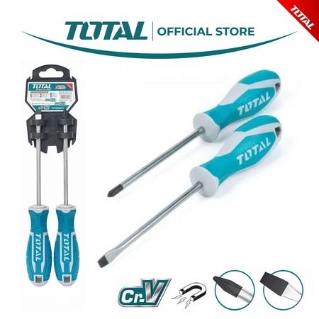 Total Screwdriver Set (2 Pcs) THT250201
