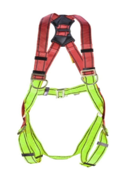 *SIRIM* M-SAFE Full Body Harness With Double Sling Lanyard and Absorber Fall Protection Safety Certified (Model BHS-100)