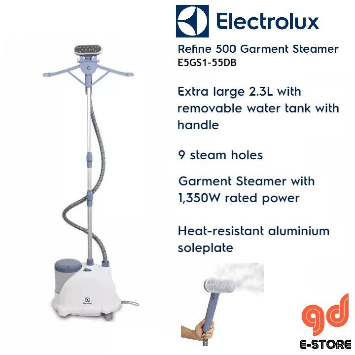 Electrolux *Electrolux Garment Steamer (1350W/2.3L) Aluminium Soleplate Refine 500 Steamer E5GS1-55DB