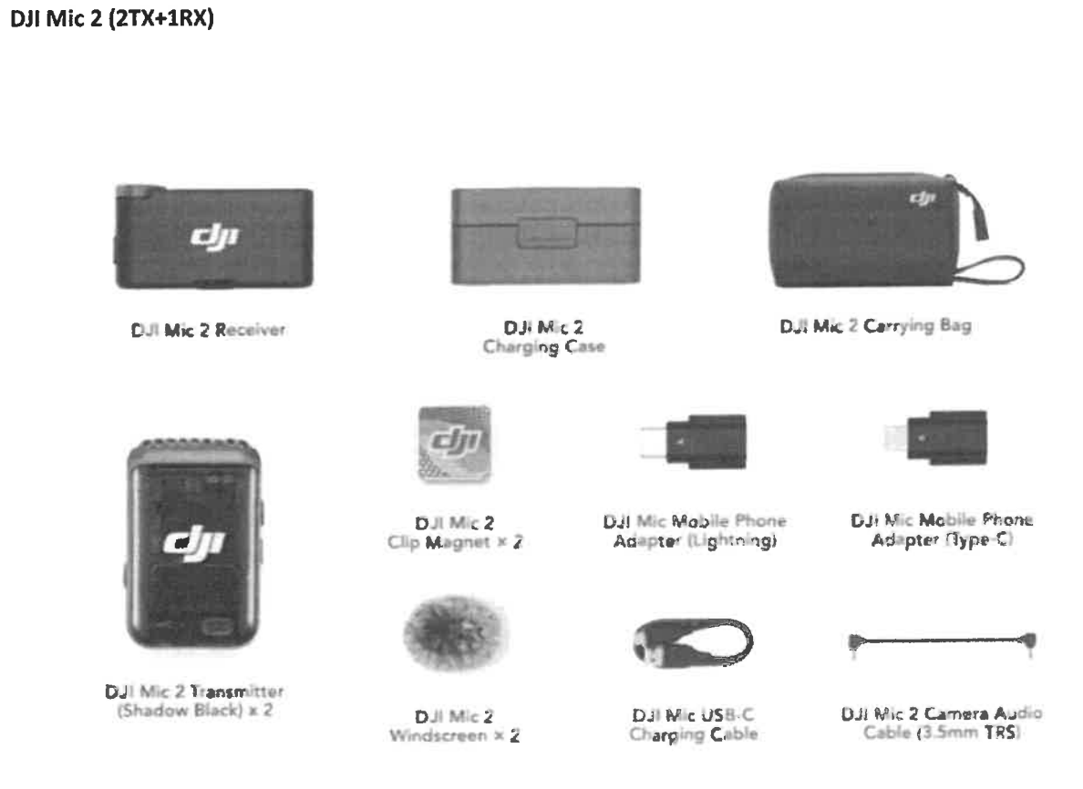 DJI Mic 2 (2TX+1RX)