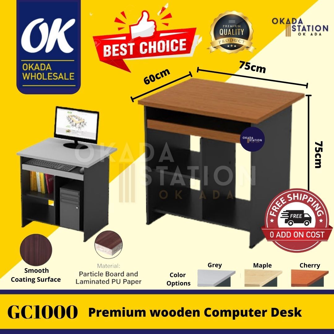 okada GC1000 Computer Table / Meja Komputer / Office Table / Meja Belajar / Computer Desk / G Series / COMPUTER TABLE