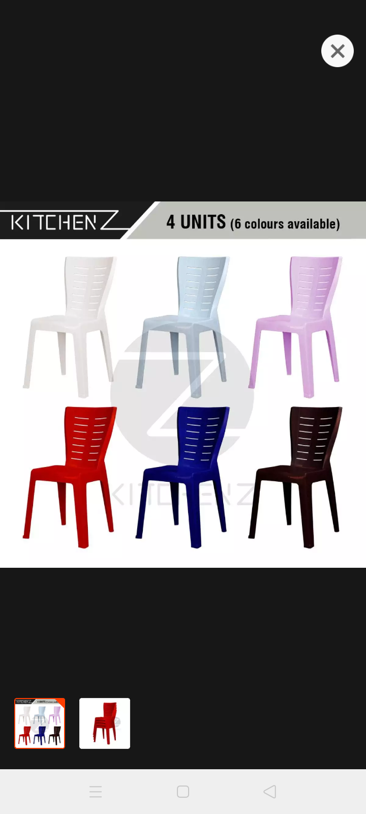 3V Ocha 3 V quality Plastik Chair