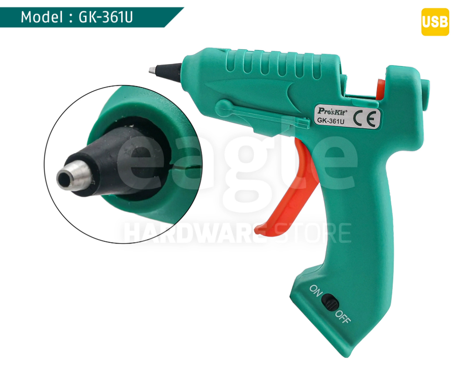 PROSKIT GK-361U 3.6V USB GLUE GUN