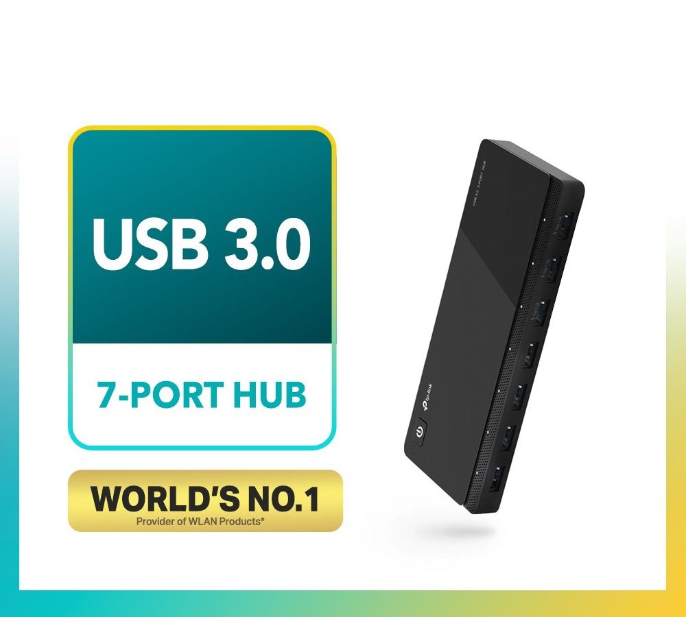 TP-LINK USB 3.0 7-Port Portable Plug and Play Hub UH700