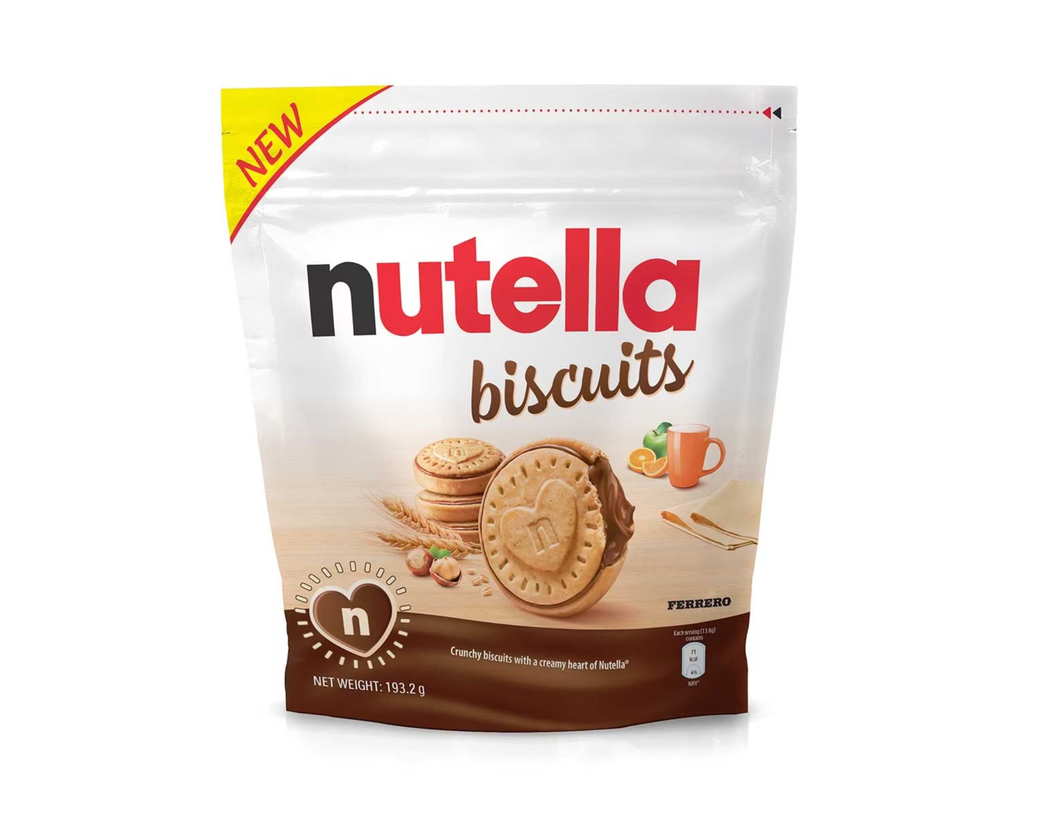 BISCUIT NUTELLA BISCUITS  193.2G (T14)