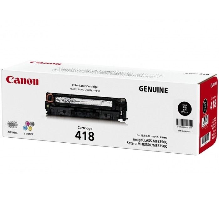 CANON Colour CART 418 BLACK VP