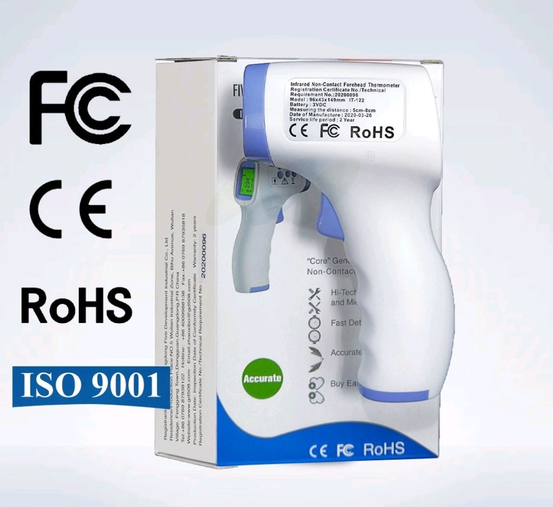 BioCare-Five Development Medical grade non contact forehead thermometer