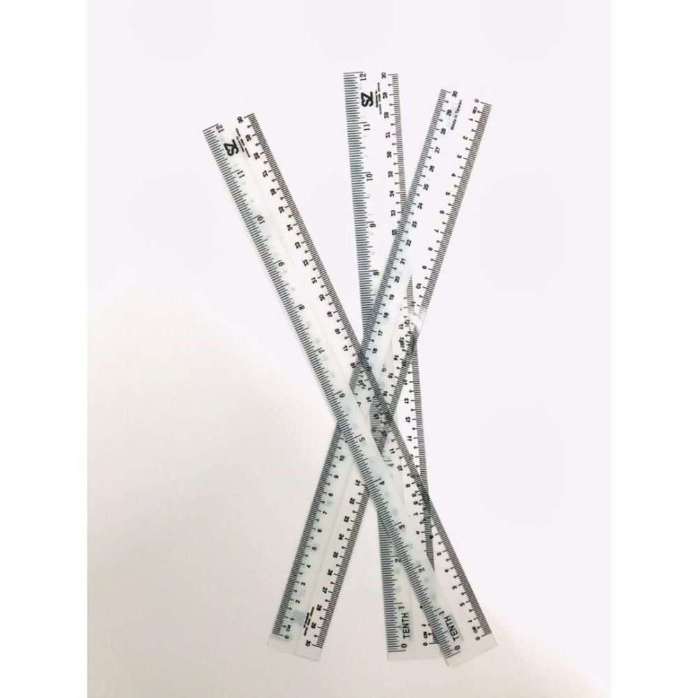 OKADA STRIGHT PLASTIC RULER 30CM