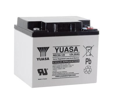 YUASA *Yuasa 12V REC50-12 Sealed Lead Acid Battery - 50Ah