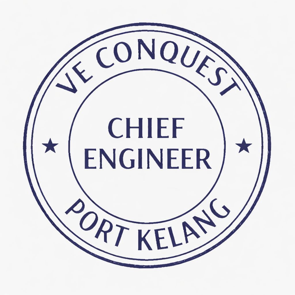 RUBBER STAMP, SELF INKING CH.ENGINEER