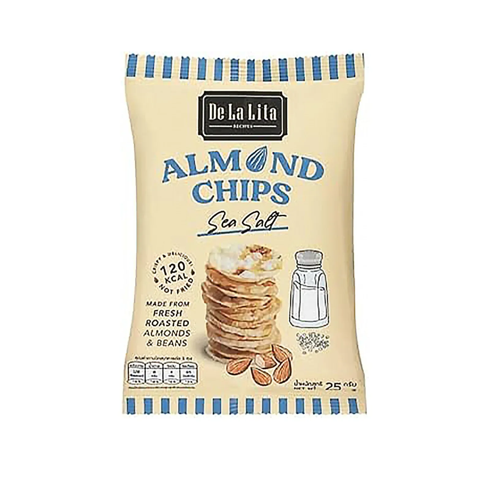 ALMOND CHIPS SEA SALT FLAVOR 25g x 24