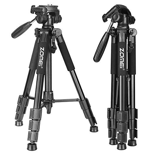 Zomei Q111 Professional Travel Portable Aluminum Tripod With Original Tripod Stand For Digital SLR