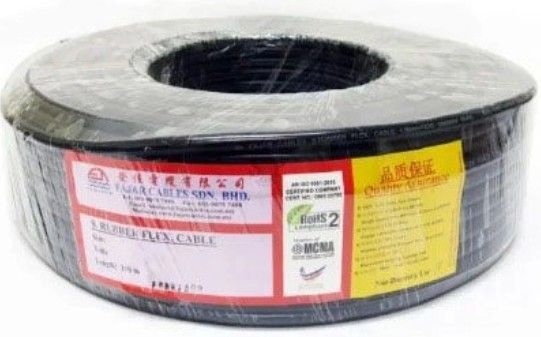 Fajar TRS Cable Core Black Fajar 4MM (5 Core)