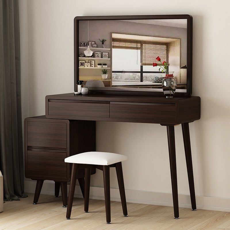 OEM Solid Pine Wood Dressing Table